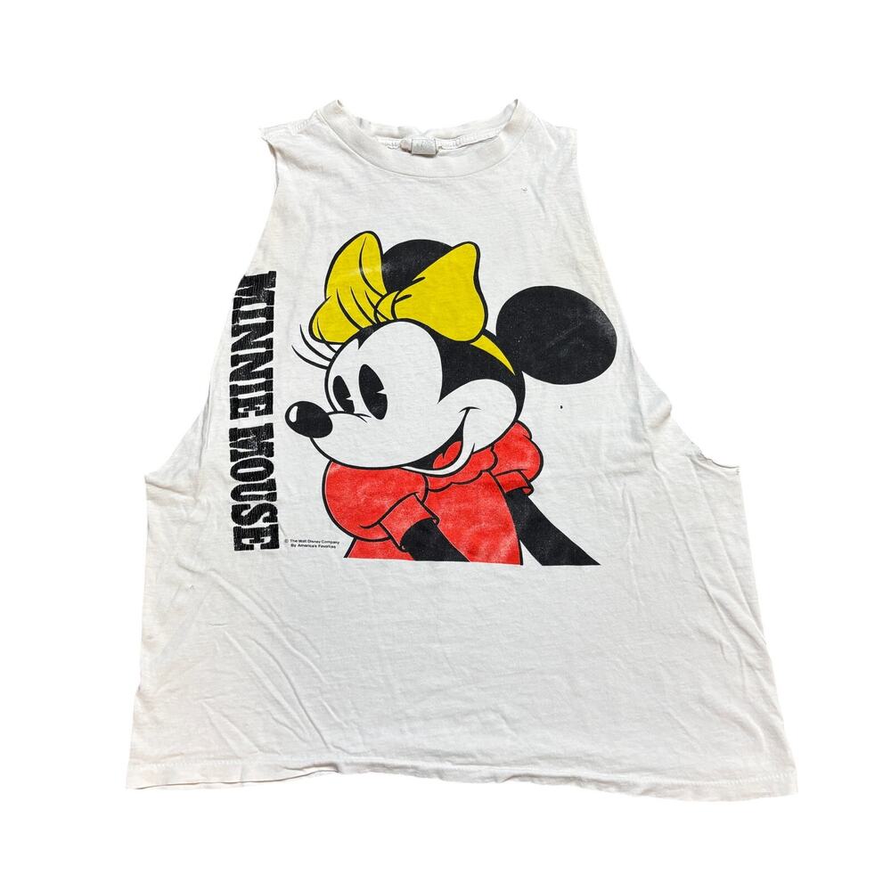 Vintage 80s America's Favorites Disney Minnie Mouse Tank Top Men's XL